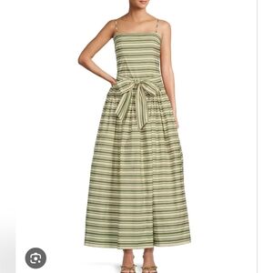 Antonio Melanix The Style Bungalow South Ocean Bow Detail Striped Maxi Dress